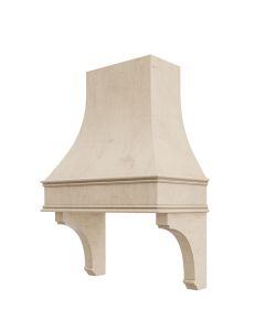 Curved Hood With Corbels